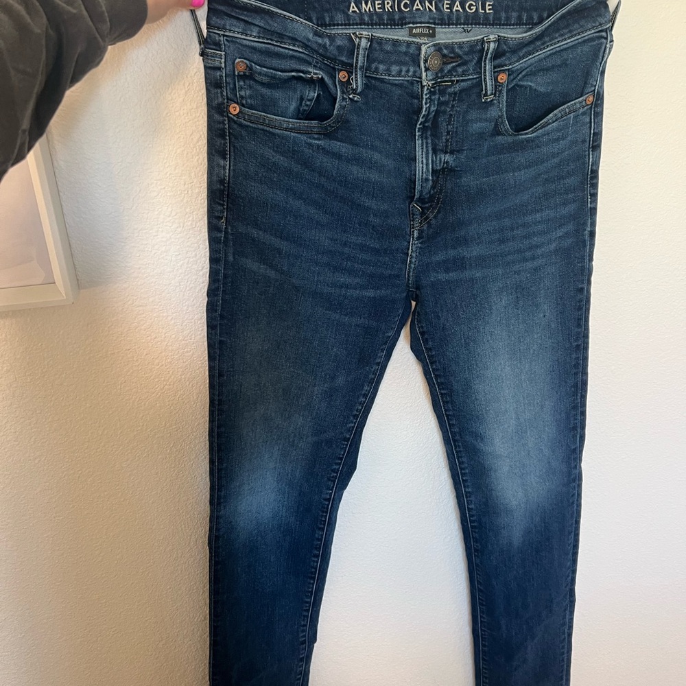 American Eagle Dark Blue Denim Jeans 32x34